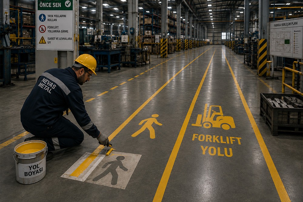 Forklift Yolları Düzenleme 3